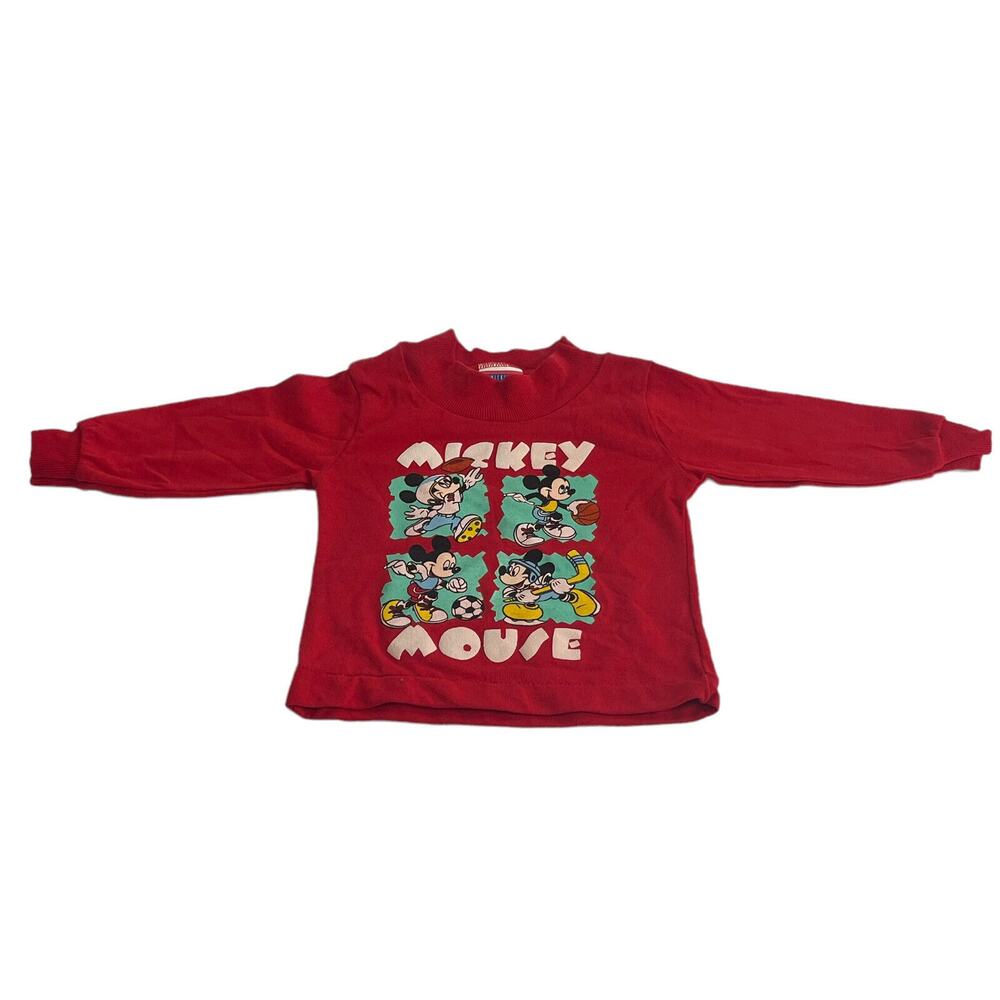 Vintage Disney Jog Togs Mickey Mouse T-Shirt Youth Size 9 Months